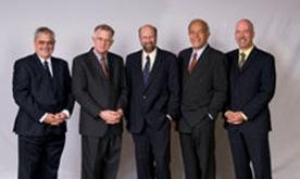 (De gauche à droite) Norm Lotter, Sam Marcuson, James Finch, Leo Derikx et Donald Leroux